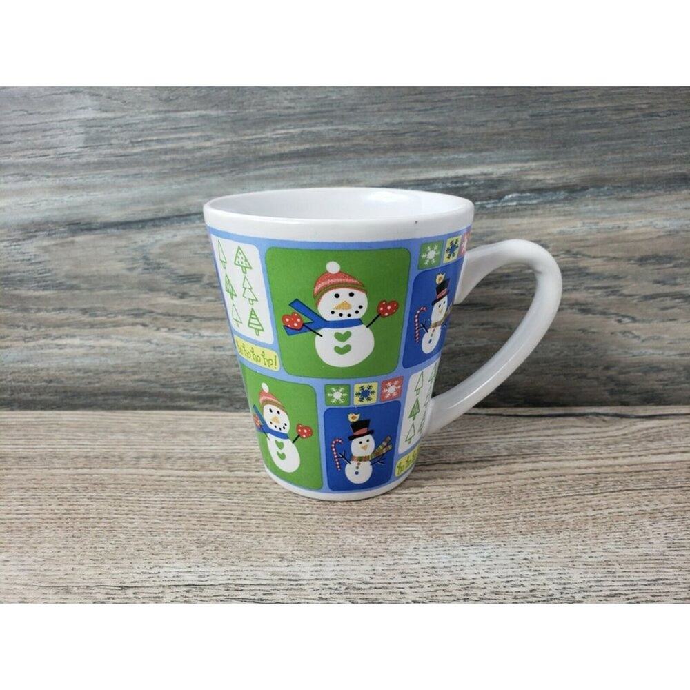 Atico International Ho Ho Ho Snowman Holiday Coffee Mug Cup